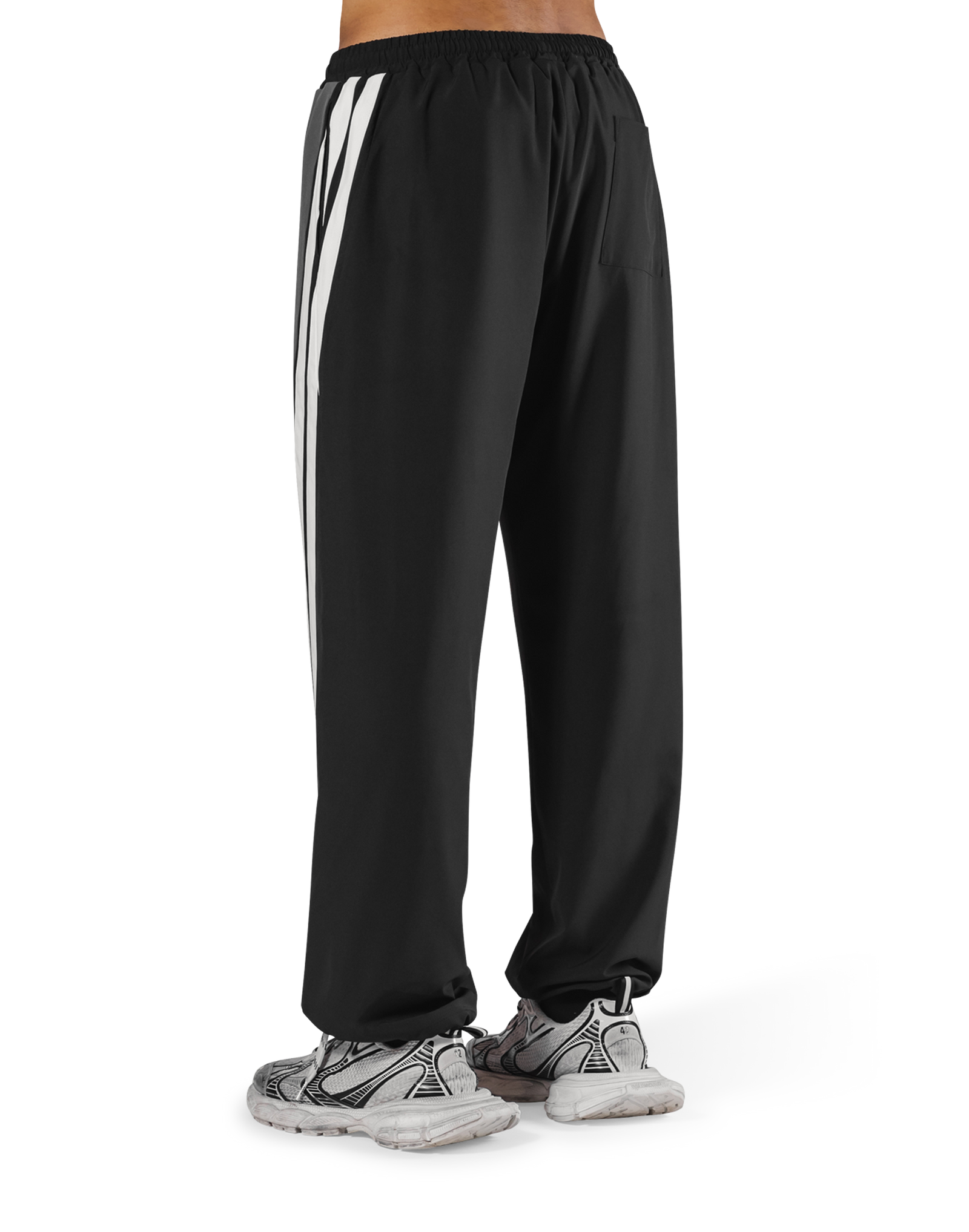 2Line Adjustable Wide Track Pants - Black – LÝFT 2Line Adjustable Wide Track Pants - Black – LÝFT