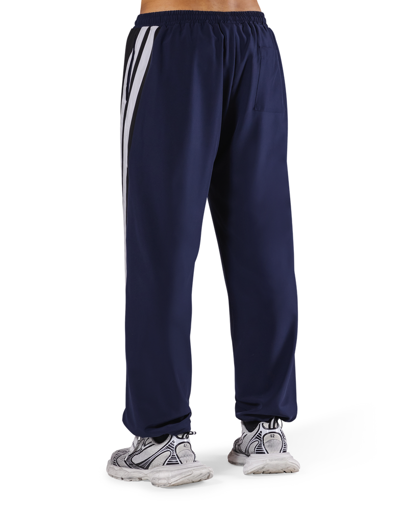 2Line Adjustable Wide Track Pants - Navy – LÝFT 2Line Adjustable Wide Track Pants - Navy – LÝFT