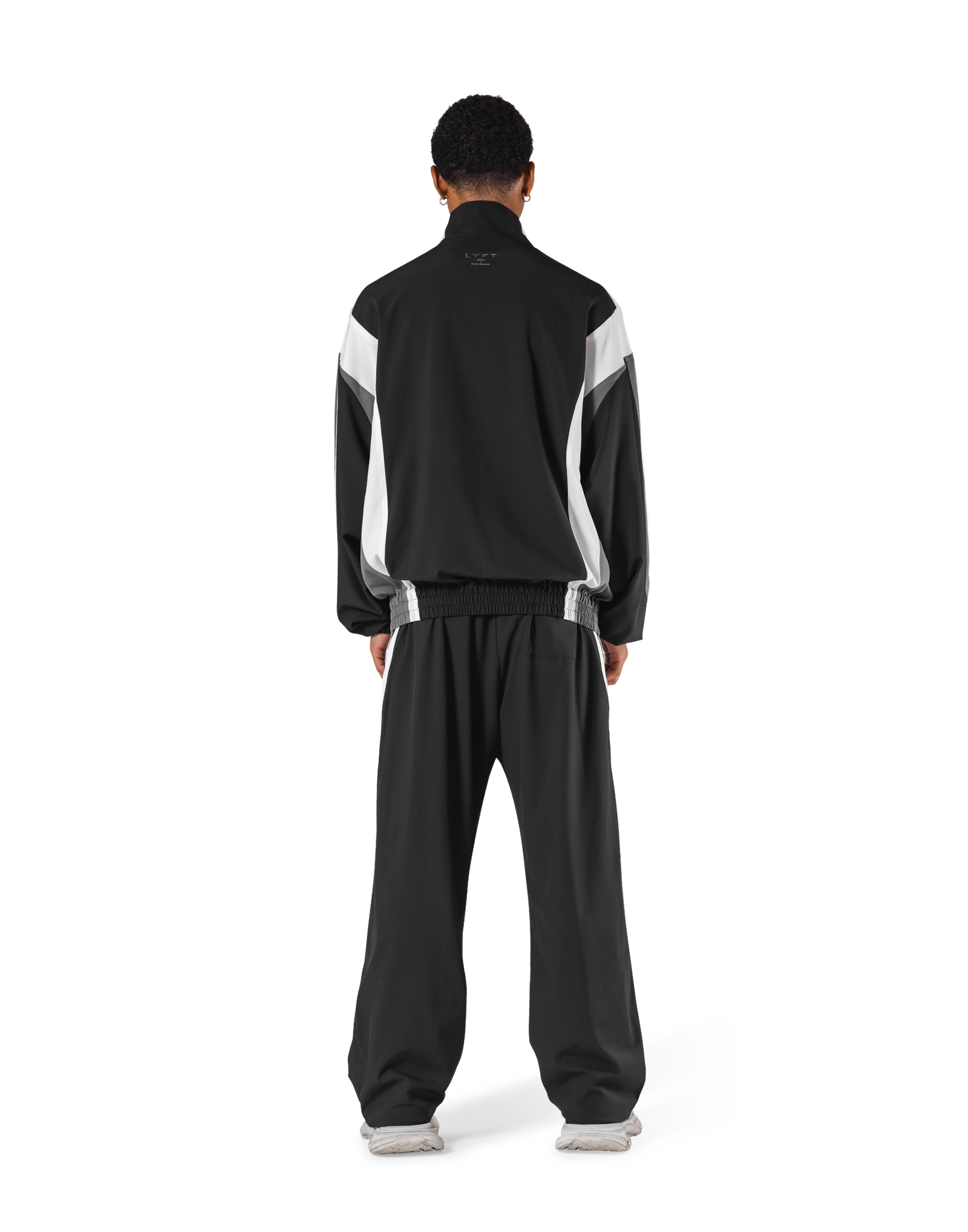 2Line Oversize Track Jacket - Black – LÝFT 2Line Oversize Track Jacket - Black – LÝFT