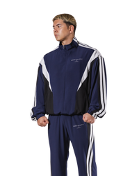 2Line Oversize Track Jacket - Navy – LÝFT 2Line Oversize Track Jacket - Navy – LÝFT