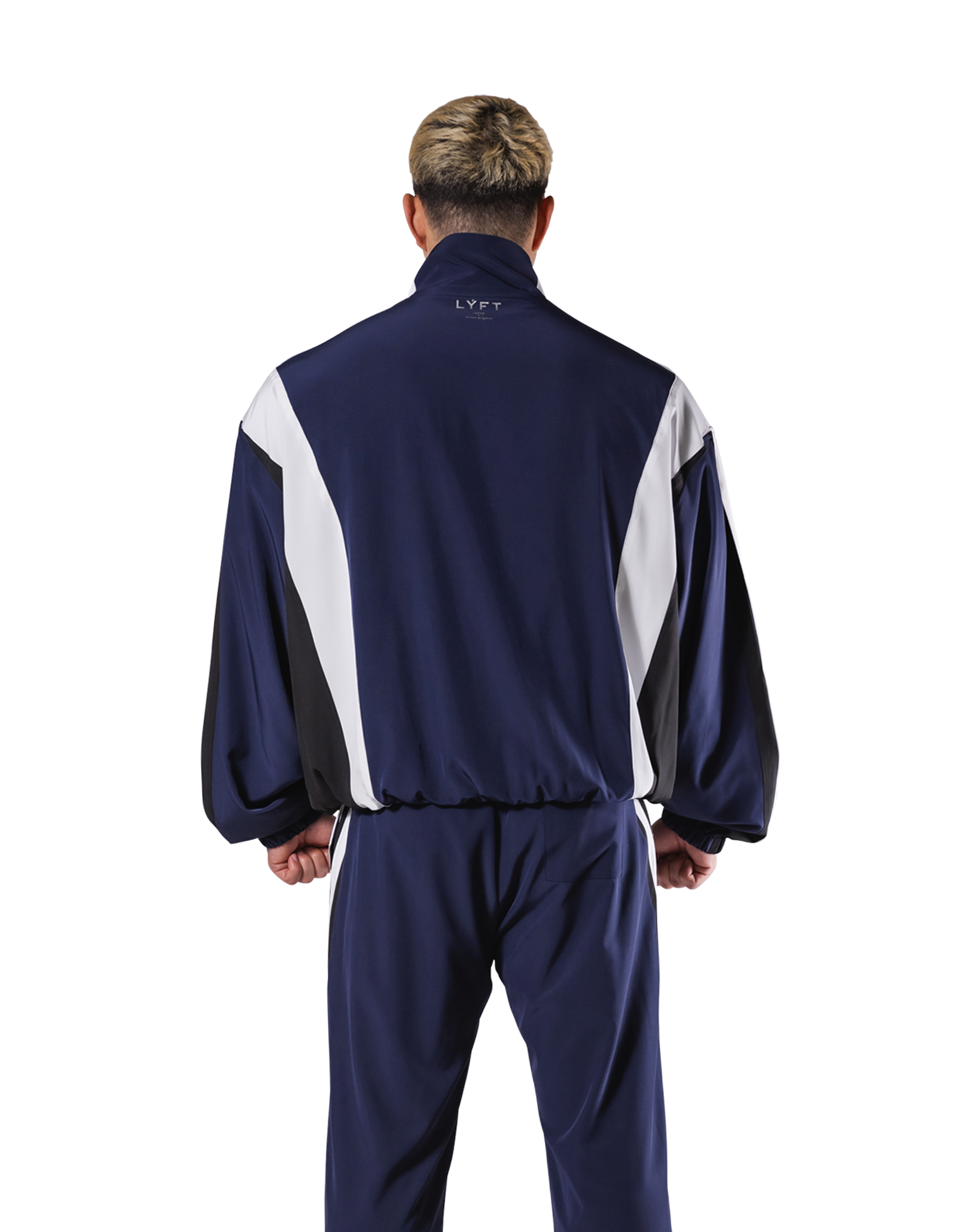 Lyft Rider Jacket 2Line Oversize Track Jacket - Navy – LÝFT