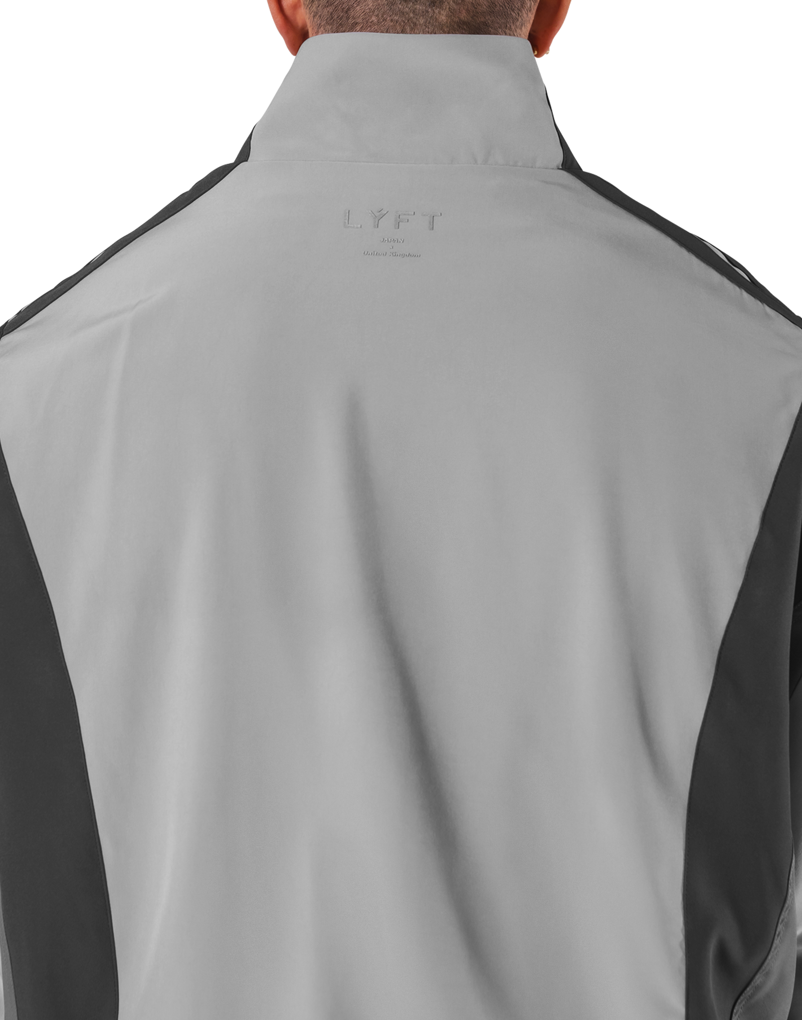 2Line Oversize Track Jacket - Grey – LÝFT 2Line Oversize Track Jacket - Grey – LÝFT