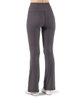 High Rise Flare Leggings - D.Grey