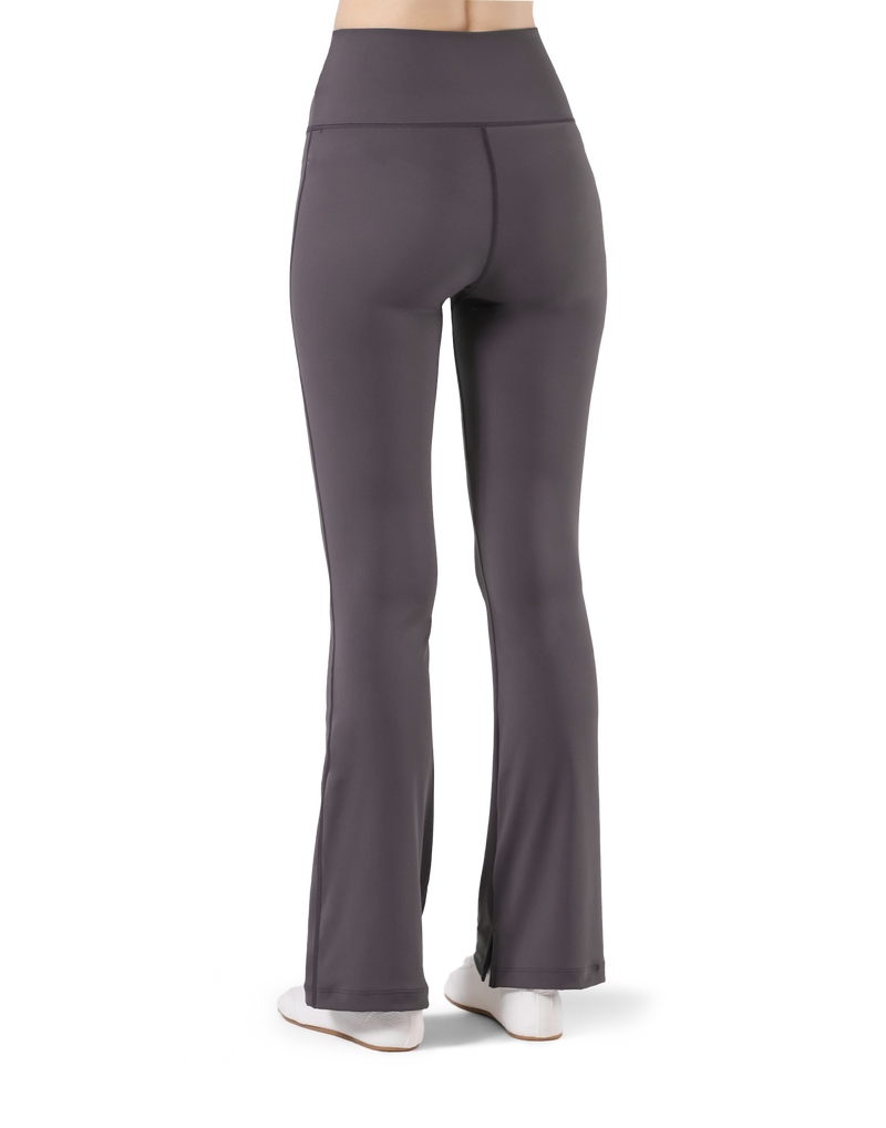 High Rise Flare Leggings - D.Grey