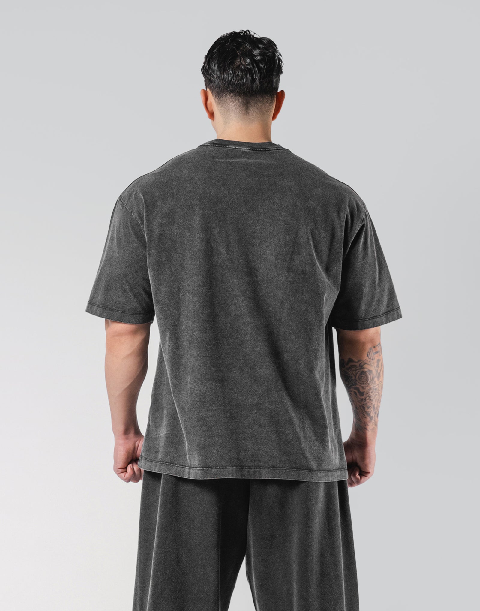 LÝFT Vintage Logo Big T-Shirt - Black
