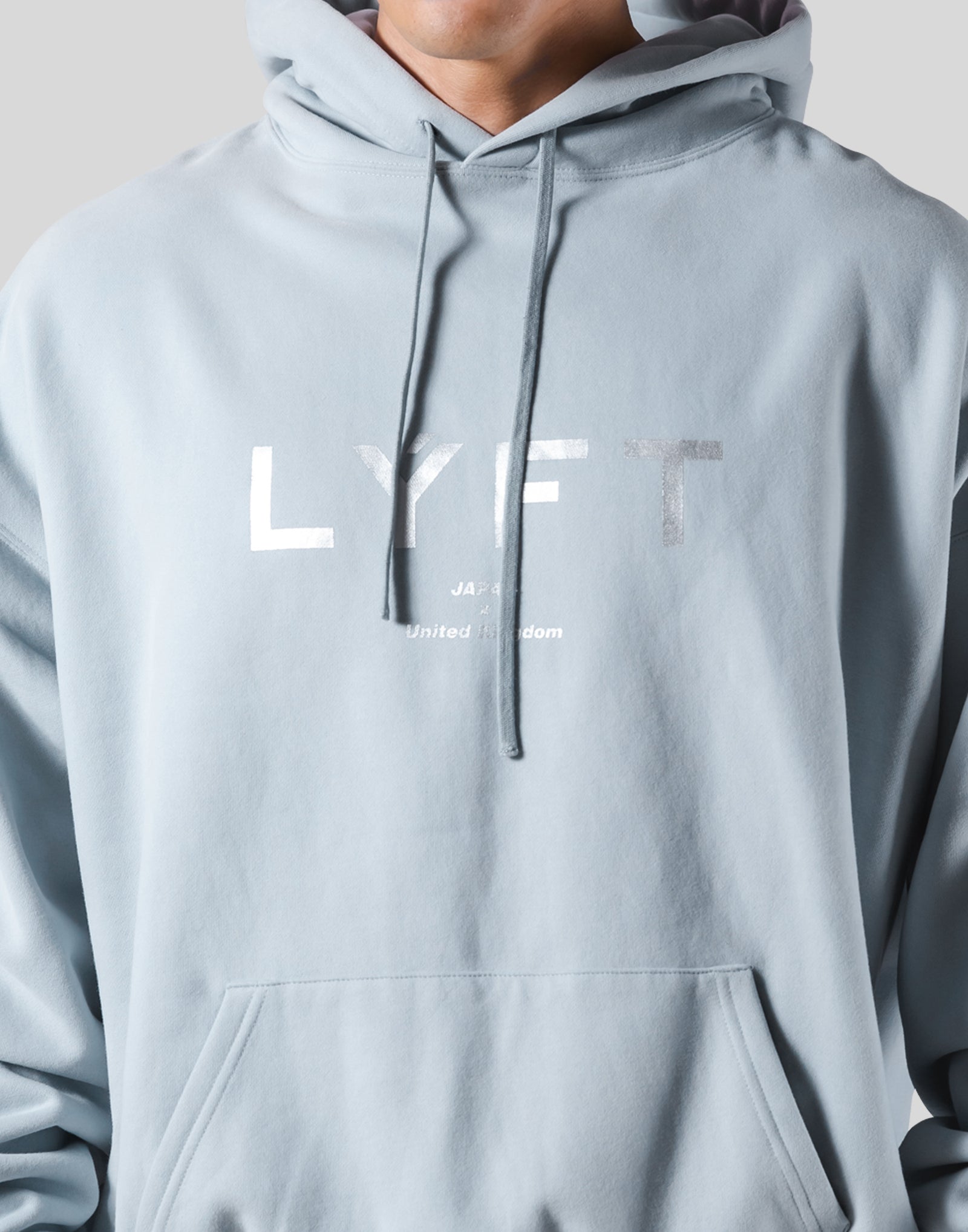 New Flag Oversize Sweat Hoodie - L.Blue – LÝFT