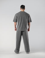 LÝFT Vintage Logo Big T-Shirt - D.Grey