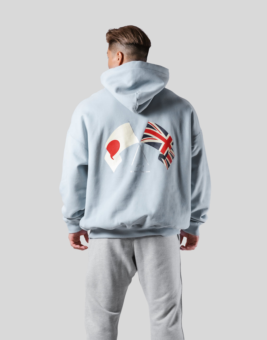 New Flag Oversize Sweat Hoodie - L.Blue – LÝFT