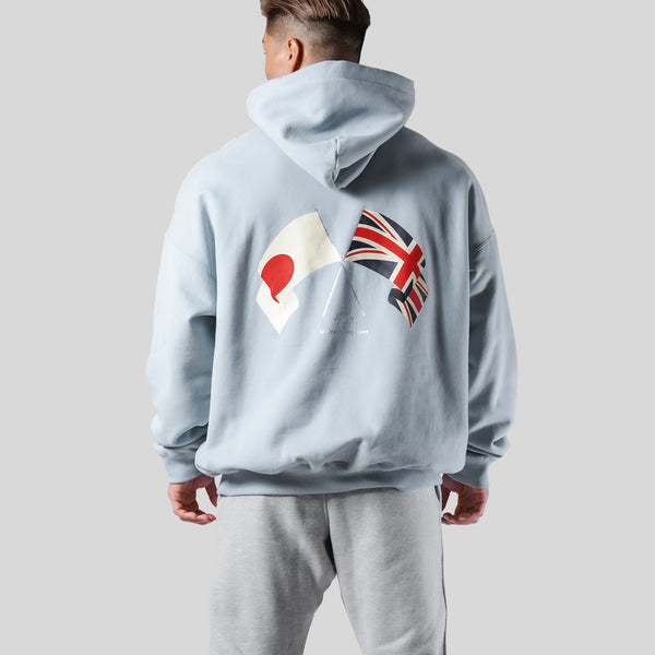 New Flag Oversize Sweat Hoodie - L.Blue – LÝFT