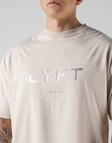 LÝFT Vintage Logo Big T-Shirt - Ivory