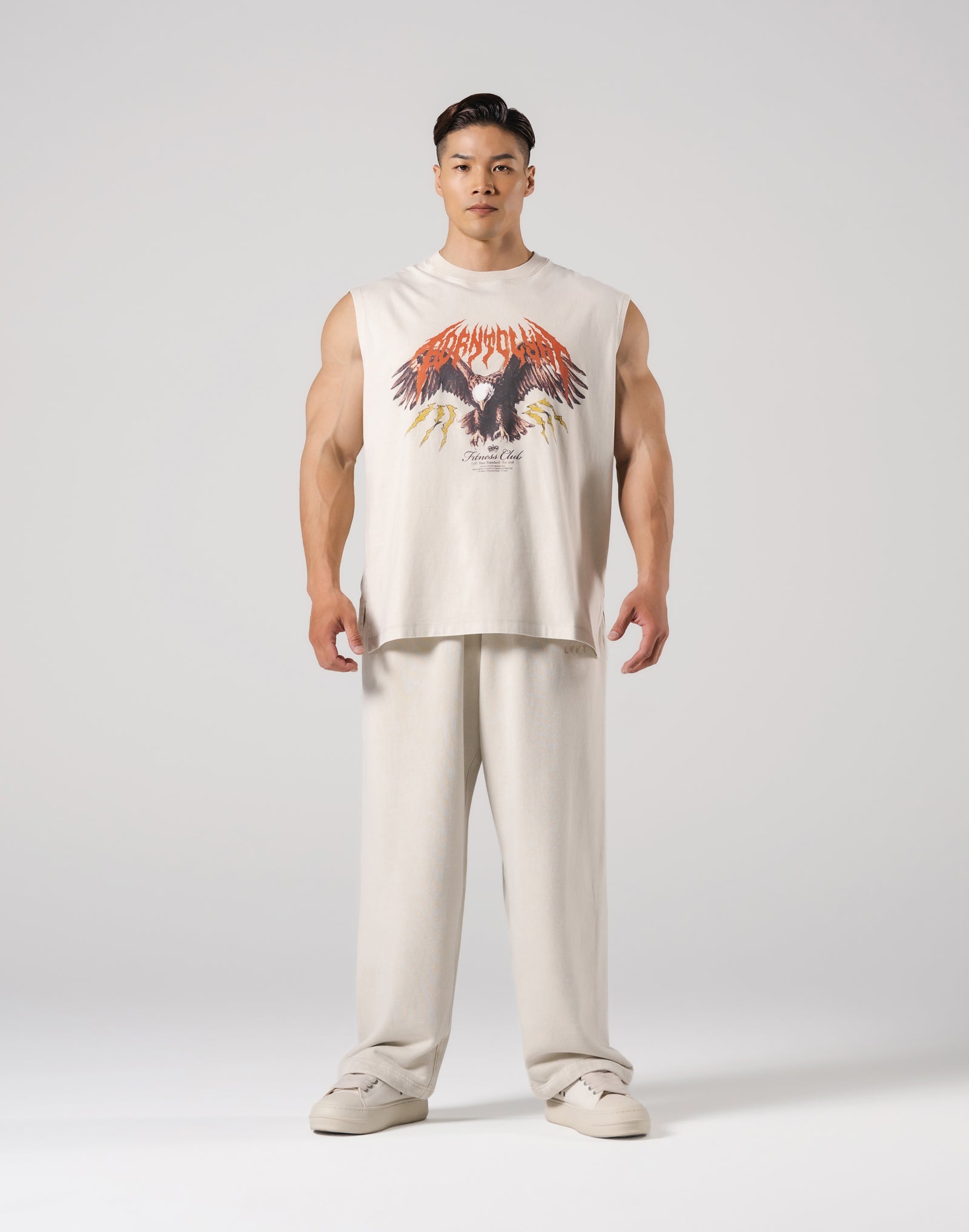 Eagle Graphic Vintage Tanktop - Ivory – LÝFT