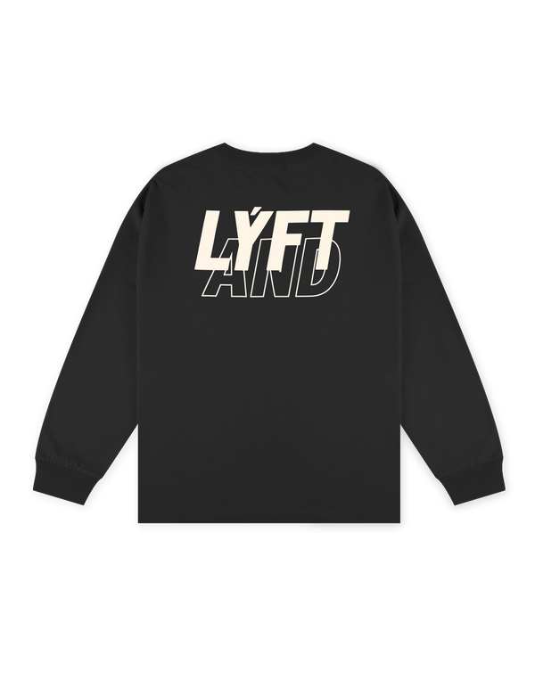 LÝFT × WIND AND SEA Big Long T-Shirt - Black