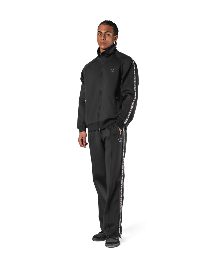 Logo Line Track Jacket - Black – LÝFT Logo Line Track Jacket - Black – LÝFT