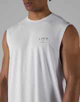 LÝFT Athletic Stretch Mesh Tanktop - White
