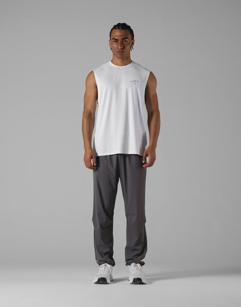 LÝFT Athletic Stretch Mesh Tanktop - White