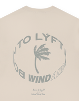 LÝFT × WIND AND SEA Limited Logo Big T-Shirt - Ivory