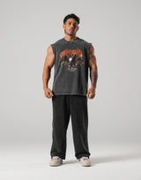 Eagle Graphic Vintage Tanktop - Black