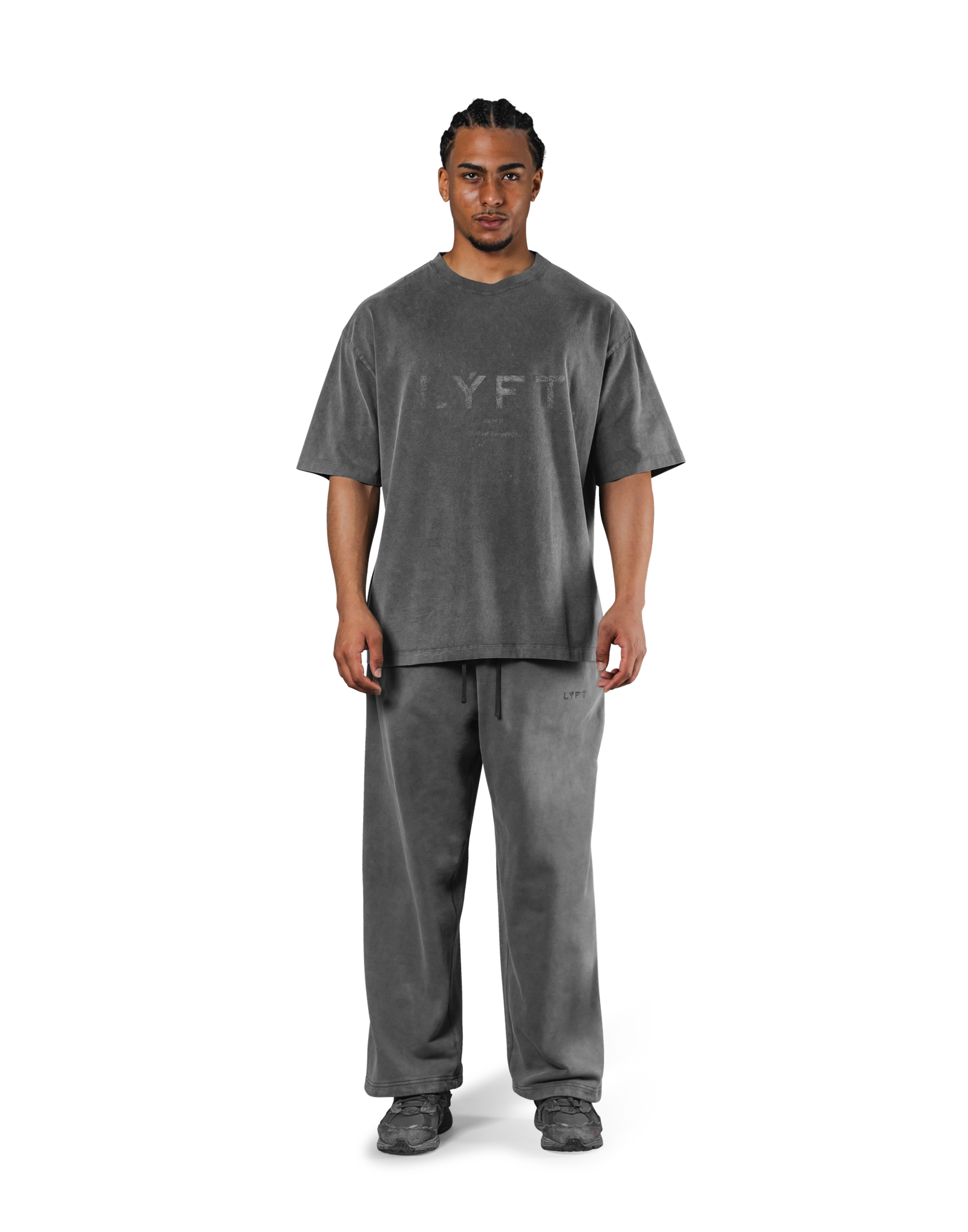 LYFT ダークグレー Tシャツ Dog Graphic Vintage Big T-Shirt - D.Grey – LÝFT