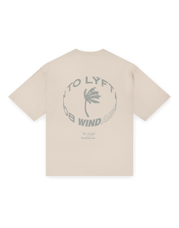 LÝFT × WIND AND SEA Limited Logo Big T-Shirt - Ivory