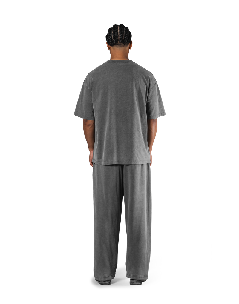 LÝFT Logo Vintage Big T-Shirt V.2 - D.Grey