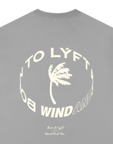 LÝFT × WIND AND SEA Limited Logo Big T-Shirt - Grey