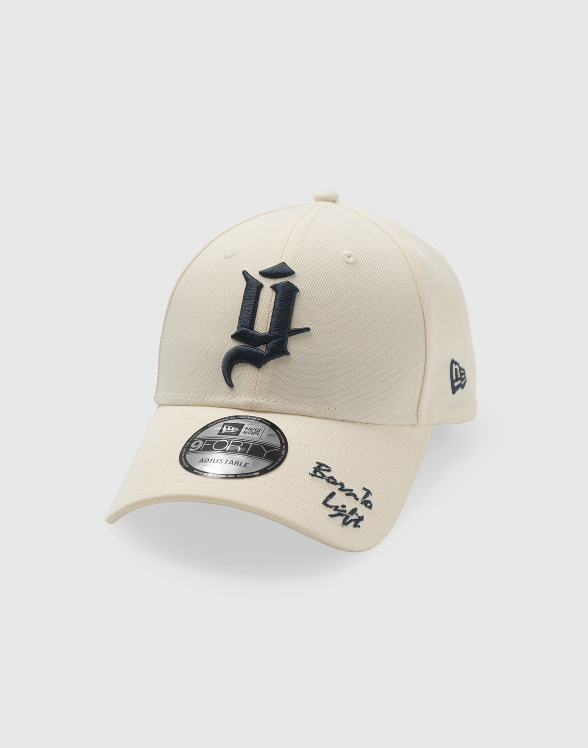 LÝFT × New Era 9Forty Old Ý Logo - White