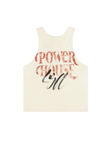 LÝFT × Power House Gym Vintage Relax Tanktop - Ivory