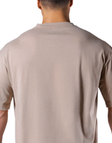Safari Logo Vintage Big T-Shirt - Beige