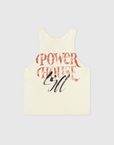 LÝFT × Power House Gym Vintage Relax Tanktop - Ivory