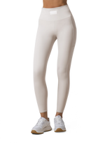 Woven Label Pocket Leggings - Ivory