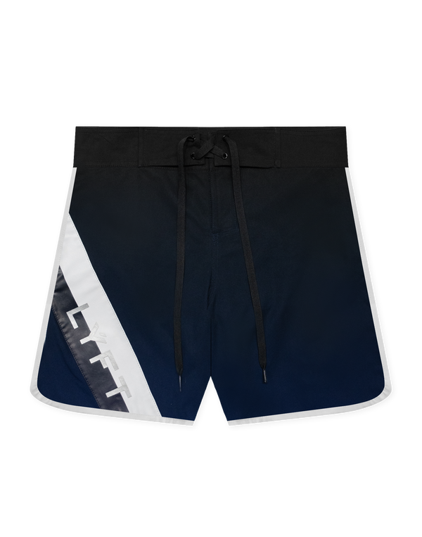 LÝFT Original Graphic Stage Shorts - Edward Kato Type - Navy