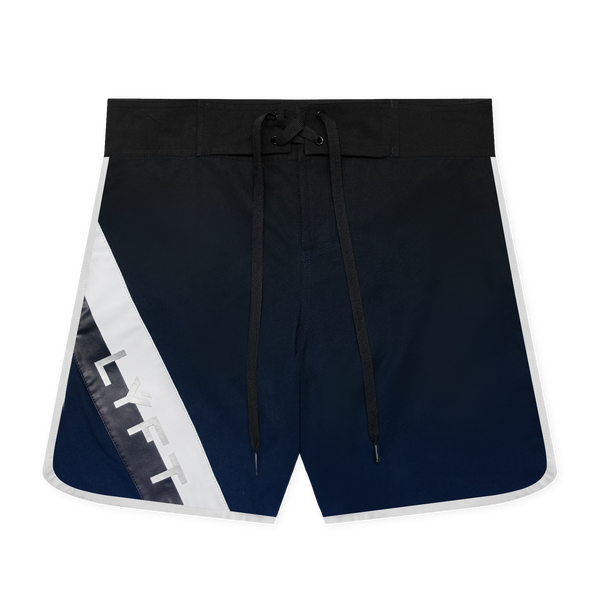 LÝFT Original Graphic Stage Shorts - Edward Kato Type - Navy
