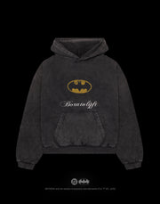 BATMAN / Bat Signal Vintage Hoodie - Black