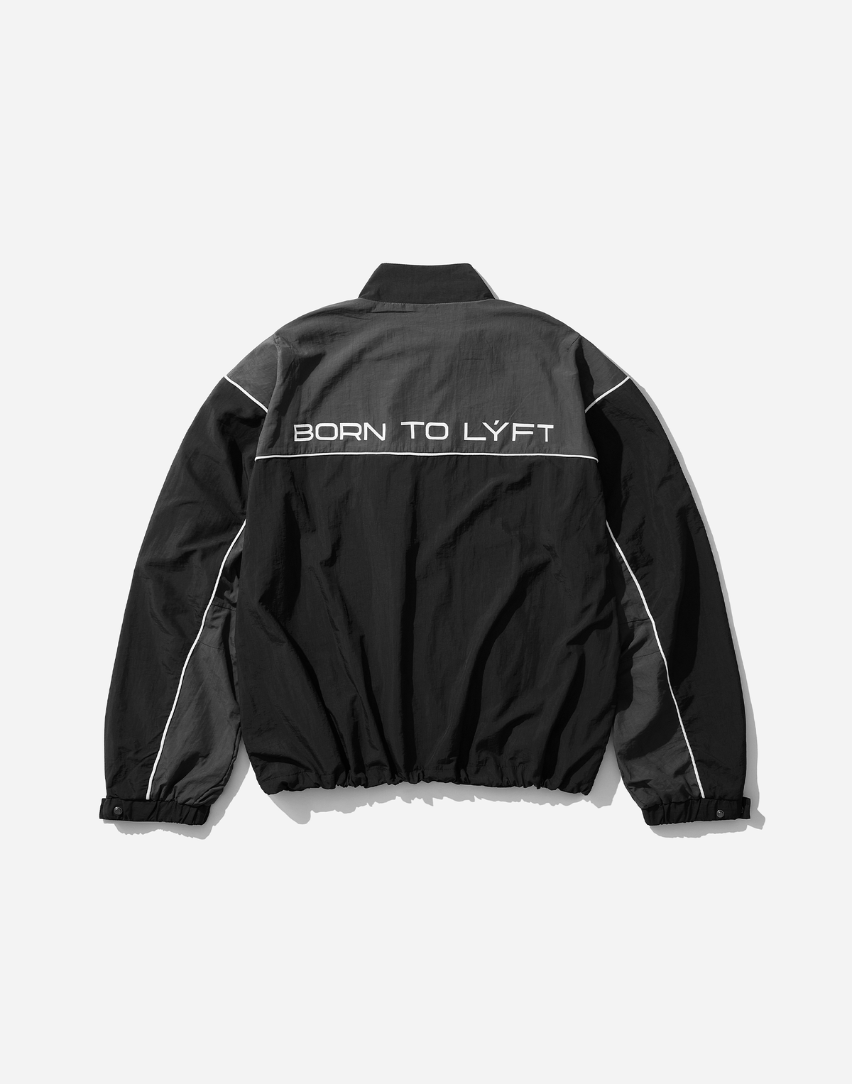 BORN TO LÝFT Racing Nylon Jacket - Grey