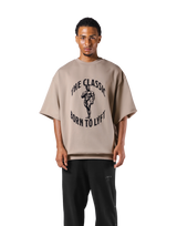 The Classic Sweat Extra Big T-Shirt - Beige