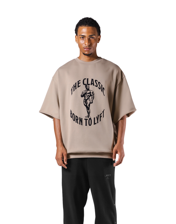 The Classic Sweat Extra Big T-Shirt - Beige