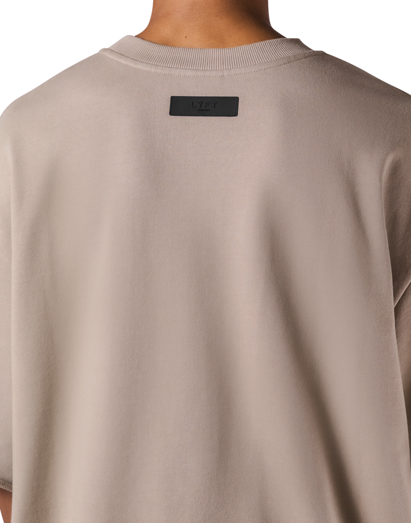 The Classic Sweat Extra Big T-Shirt - Beige