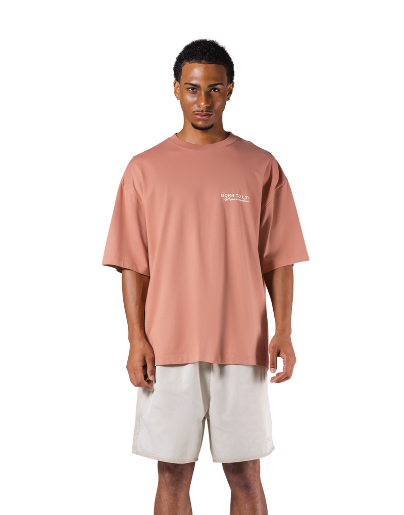 Athletic Identity Big T-Shirt - Coral