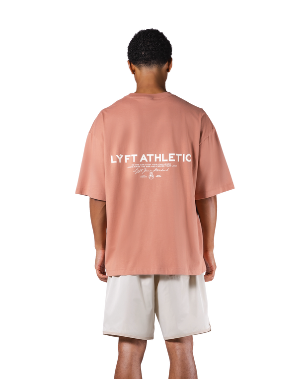 Athletic Identity Big T-Shirt - Coral