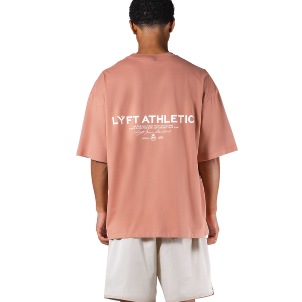 Athletic Identity Big T-Shirt - Coral – LÝFT