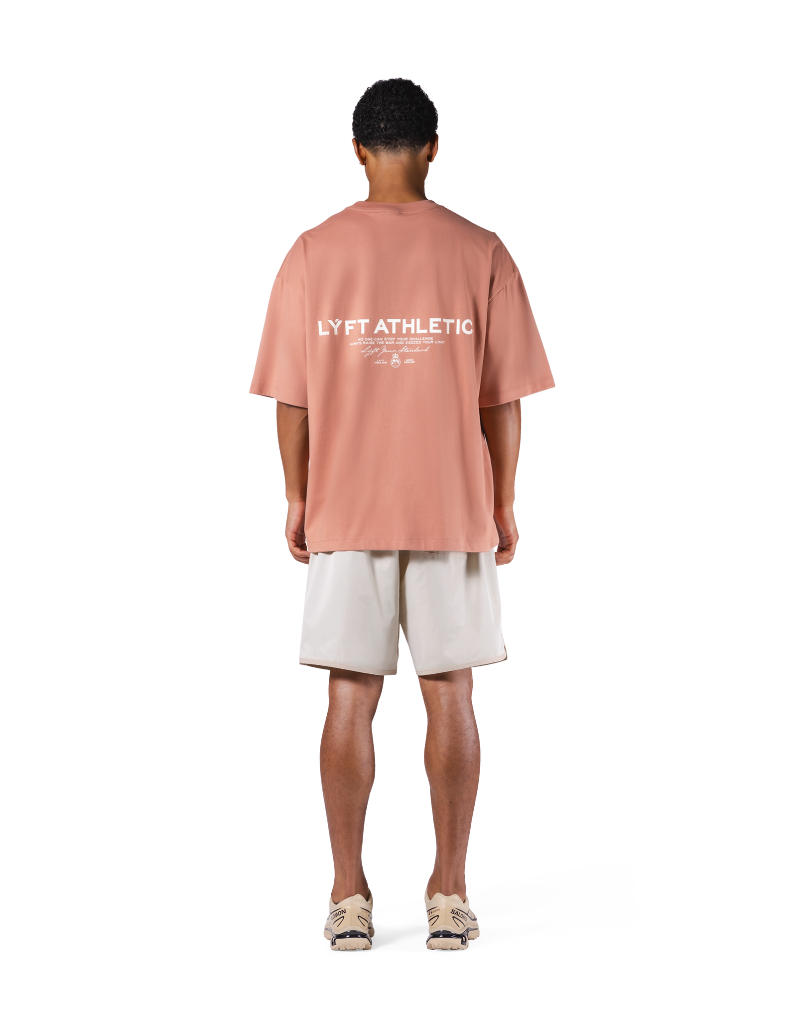 Athletic Identity Big T-Shirt - Coral – LÝFT