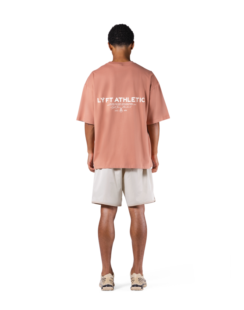 Athletic Identity Big T-Shirt - Coral