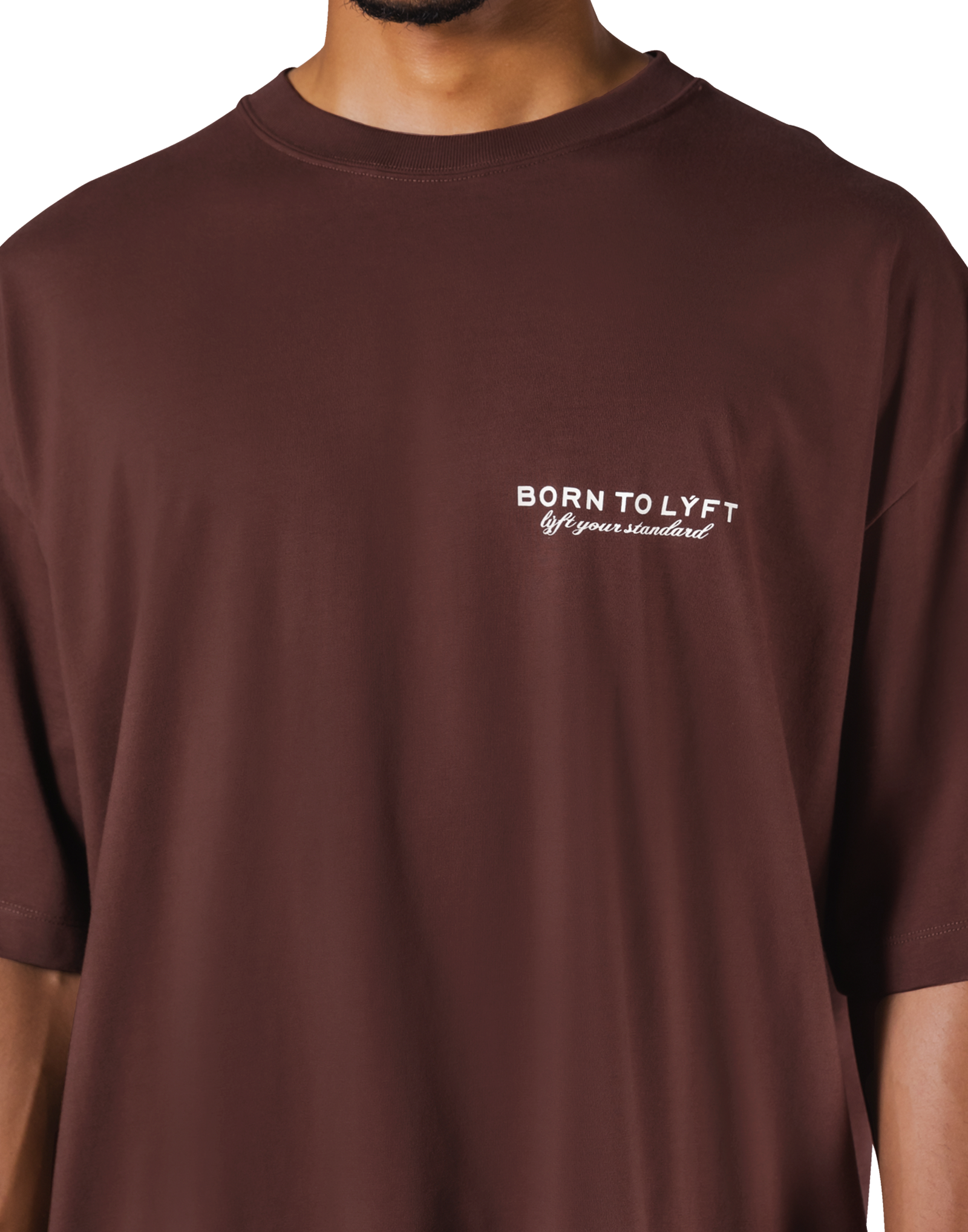Athletic Identity Big T-Shirt - Brown – LÝFT