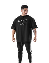 LÝFT Logo Big T-Shirt - Black