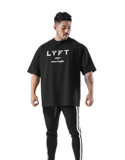 LÝFT Logo Big T-Shirt - Black
