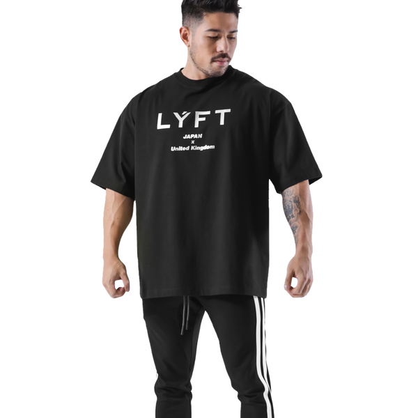 LÝFT Logo Big T-Shirt - Black