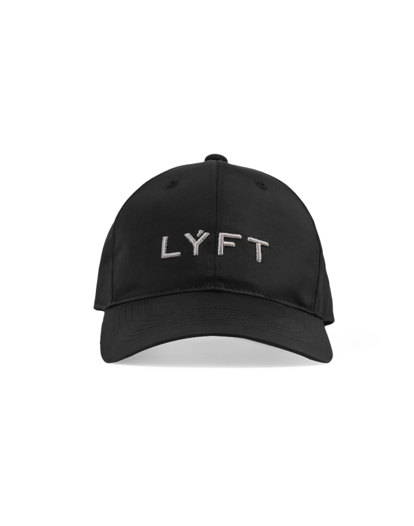 Glossy Nylon Cap - Black