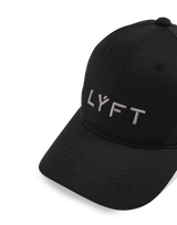 Glossy Nylon Cap - Black