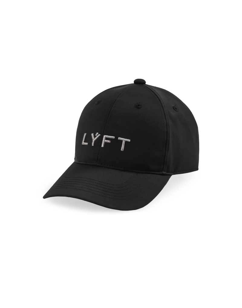 Glossy Nylon Cap - Black