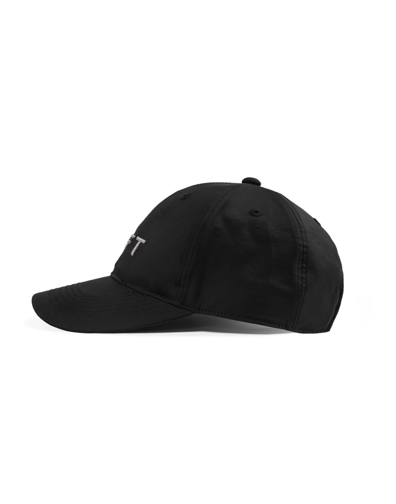 Glossy Nylon Cap - Black